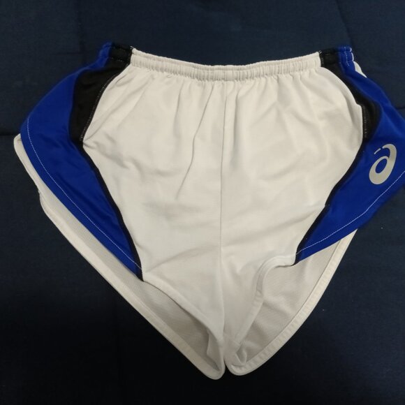 VINTAGE ASICS RUNNING SHORTS, WHITE, ASIAN SIZE "L" (31"-33") - (Pre-Owned) - Picture 1 of 8